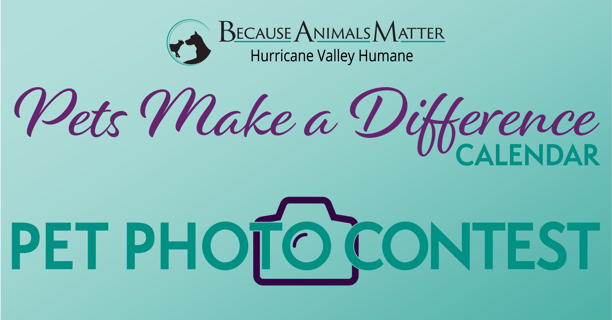 Pets Make A Difference Pet Photo Contest banner